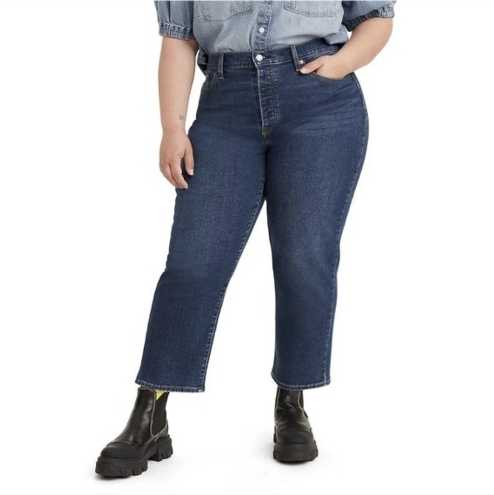 Plus Size Levi's Wedgie Straight Jeans Size 24W